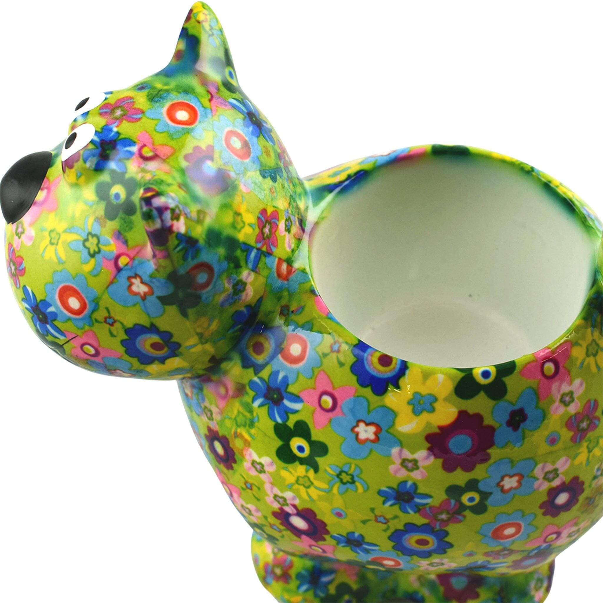 Gatto Caramel | Vaso di Fiori