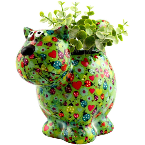 Gatto Caramel | Vaso di Fiori
