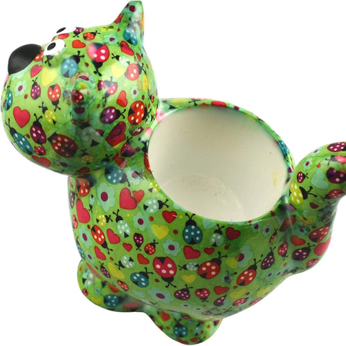 Gatto Caramel | Vaso di Fiori